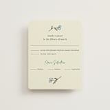 "The Pairfect" - RSVP Cards in Waterlily by Helena Vitto - Front