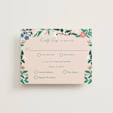 "Le Jardin" - RSVP Cards in Petal by Elly - Front
