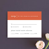 "Evermore" - RSVP Cards in Harvest by Carly Reed Walker - Front