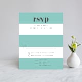 "Summer Palm" - RSVP Cards in Leaf by Baumbirdy - Front