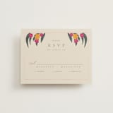 "Phool Bahar" - RSVP Cards in Patta by Creo Study - Front