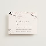 "Cherry Blossoms" - RSVP Cards in Cherry Blossom by Stephanie Hawkes - Front