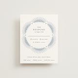 "AKARI" - RSVP Cards in Wave by Melanie Kosuge - Front