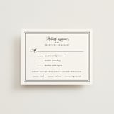 "Eloquence" - RSVP Cards in Vanilla by Kimberly FitzSimons - Front