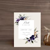 "ivi" - RSVP Cards in Ivory by Lori Wemple - Front