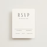 "photo" - RSVP Cards in Snow by Lori Wemple - Front