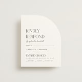 "Clarity" - RSVP Cards in Diamond by Heather Cairl - Front