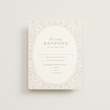 "Extravagant" - RSVP Cards in Natural by Jessie Steury - Front