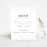 "Magical Day" - RSVP Cards in Navy by katrina gem - Front