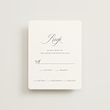 "legacy" - RSVP Cards in Pure by Design Lotus - Front