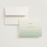 "Simple Knot" - RSVP Cards in Mint by SimpleTe Design - RSVP with Envelope
