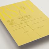 "Bloom" - RSVP Cards in Island Citrus by Morgan Kendall - Detail