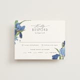 "Irises" - RSVP Cards in Natural by Everett Paper Goods - Front