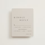 "The Minimalist" - RSVP Cards in Air by lulu and isabelle - Front