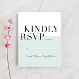 "So Fresh" - RSVP Cards in Mint by Stacey Meacham - Front