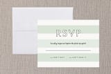 "Read Between the Lines" - RSVP Cards in Ombre Mint by Lauren Chism - Front