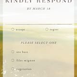 "Savanna" - RSVP Cards in Fern by Lindsay Megahed - Detail