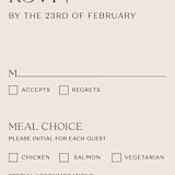 "Convergence" - RSVP Cards in Cream by Annie Lowe - Detail