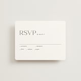 "tomorrows" - RSVP Cards in Ink by Lori Wemple - Front
