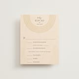 "Chuppah Arch" - RSVP Cards in Desert Sun by Laura Bolter - Front
