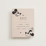 "Disney's Retro Mickey Mouse and Minnie Mouse" - RSVP Cards in Retro by Sumak Studio - Front