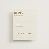 "Stripes" - RSVP Cards in Wave by Kelly Watkins - Front