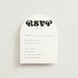 "boba" - RSVP Cards in Onyx by Up Up Creative - Front