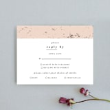 "New York" - RSVP Cards in Blush by Nazia Hyder - Front