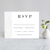 "Rustic Grain" - RSVP Cards in Ashwood by Oma N. Ramkhelawan - Front