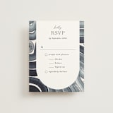 "Painted Trails" - RSVP Cards in Navy by Alethea and Ruth - Front