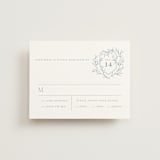 "Love Beyond Measure" - RSVP Cards in Mineral by Oscar and Emma - Karly Depew - Front