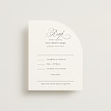 "When I Fall In Love" - RSVP Cards in Snow Bright by Design Lotus - Front