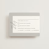 "printed" - RSVP Cards in Onyx by JoAnn Jinks - Front