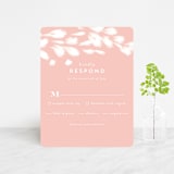 "spring dream" - RSVP Cards in Onyx by Angela Marzuki - Front
