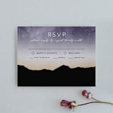 "Starry Skies" - RSVP Cards in Twilight by Kelly Schmidt - Front