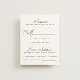 "Sacrament" - RSVP Cards in Cloud by Heather Cairl - Front