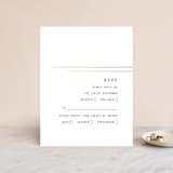 "BOLD AS LOVE" - RSVP Cards in Noir by DESIGN X FIVE - Front