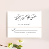 "Darling and Dashing" - RSVP Cards in Blush by Alston Foster - Front