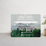"Adventure Awaits" - RSVP Cards in Smoke by Elly - Front