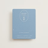 "Flora Arch" - RSVP Cards in Cerulean by Baumbirdy - Front