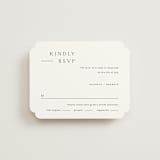 "Rhythmic" - RSVP Cards in Simply White by Jennifer Postorino - Front