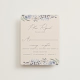 "Wildflower Wreath" - RSVP Cards in Sky by Grace Kreinbrink - Front