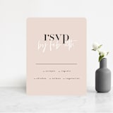 "Loved" - RSVP Cards in Champagne by Angela Garrick - Front