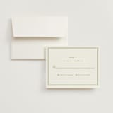 "Country Club" - RSVP Cards in Spring Green by Annie Clark - RSVP with Envelope