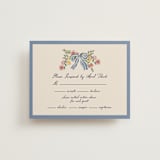 "A wedding in Low Country" - RSVP Cards in Cornflower by Chris Griffith - Front