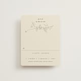 "floral stamp" - RSVP Cards in Ivory by Baumbirdy - Front