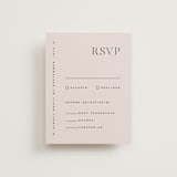 "Coco" - RSVP Cards in Linen by Carly Reed Walker - Front