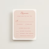 "Penumbra" - RSVP Cards in Garden by Snow and Ivy - Front