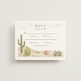 "Westward" - RSVP Cards in Red Rock by Paper Sun Studio - Front