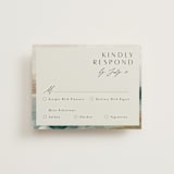 "Sunset Waves" - RSVP Cards in Marine by Nicoletta Savod - Front